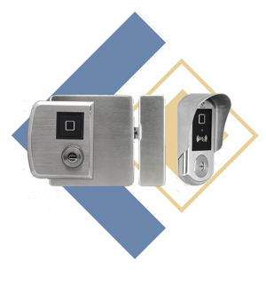 Khoá vân tay cửa cổng hai chiều Kitos DL02 Pro