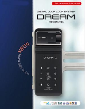 Khóa vân tay cửa kính Dream DR35FG