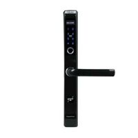 Khóa vân tay cửa nhôm xingfa PHGLock FP5292 màu đen, thẻ MI, mật mã, vân tay, chìa khóa cơ