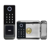 Khóa Vân Tay Cửa Sắt IBC CS-202Plus 2 Mặt Vân Tay