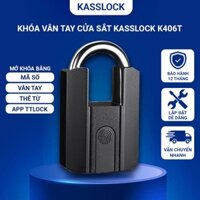 Khóa Vân Tay Cửa Sắt Kasslock K406T - giải pháp kiểm soát cửa ra vào thông minh và hiện đại.