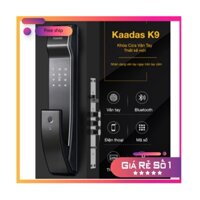 Khóa vân tay Kaadas K9, Khóa tự động Push/pull, 4 cách mở khóa: 100 vân tay, 100 thẻ từ, 10 mã số, 2 chìa cơ