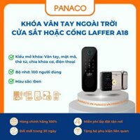 Khóa vân tay ngoài trời Laffer A18 inox 304 cửa cổng sắt