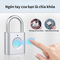 khóa vân tay ổ khoá chống trộm smart lock ổ khóa mini Thích hợp Vali Cửa Khóa Không cần chìa khóa