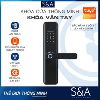 Khóa vân tay thông minh Wifi Tuya X3-Plus mẫu mới nhất