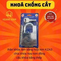 Khóa Việt Tiệp Chính Hãng - Khóa Chống Cắt Siêu Bền (KZA3) - Thân Hợp Kim, Chìa Đồng, Cầu Khóa Thép