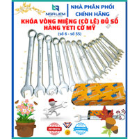 Khóa Vòng Miệng (Cờ lê) đủ số (số 6 → số 55) hàng YETI Cờ Mỹ (Bộ 8-24; 8-32; 10-32 món)