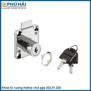 Khóa vuông chìa nhựa Hafele 232.01.220
