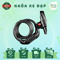 Khóa xe đạp dạng vòng chống trộm dành cho xe máy, Khóa Dây Gắn Yên Xe Đạp ECO BIKE