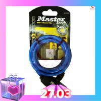 Khóa Xe Đạp Master Lock 8127 EURDPRO Dây Cáp Thép Dài 1.8m x 8mm Nhiều Màu - MSOFT