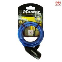 Khóa xe đạp Master Lock 8127 EURDPRO dây cáp thép dài 1.8m x 8mm dùng chìa - MSOFT - Xanh Dương