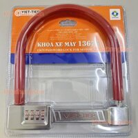 KHÓA XE MÁY CHỮ U MÃ SỐ VIỆT TIỆP 13675 (4 SỐ)