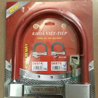 Khóa xe máy chữ U Việt Tiệp Cao cấp chìa vi tính