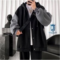 khoác Áo nam phối tay nỉ loại 1 cao cấp áo khoác hoodie hàn quốc có nón nam nữ mặt được vải dày thấm hút mồ hôi.