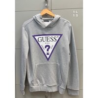 khoác chui đầu guess xám