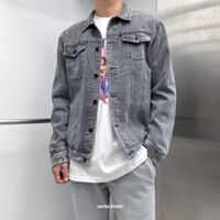 Khoác GATE6 Denim Basic - Xám