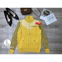 Khoác len sọc quảng Châu , khoác dây kéo , khoác len dệt kim , khoác cổ cao nữ_ngọc loan shop ( ảnh tự chụp )