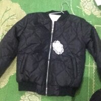 Khoác nhung bomber thêu