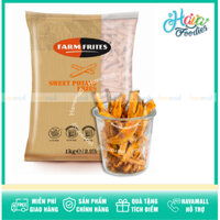 Khoai Lang Ngọt Farm Frites Cắt Sợi 2kg Đông Lạnh – Sweet Potato Dried Frozen