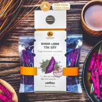 Khoai lang tím sấy (sợi) L'angfarm 350g Hương vị tự nhiên, giòn, ngon, hấp dẫn.