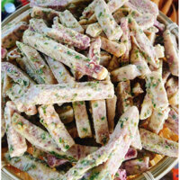 khoai môn sấy sợi tẩm vị hành baro túi 250gr