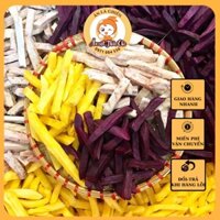 Khoai sấy giòn nguyên sợi mix ba vị_500gr