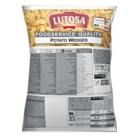 Khoai Tây Cắt Múi Đông Lạnh, Potato Wedges (2.5kg) - LUTOSA