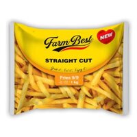 Khoai Tây Cắt Thẳng Đông Lạnh, Straight Cut, Fries 9/9 (1kg) - FARM BEST