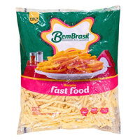 Khoai Tây Chiên BemBrasil 7mm gói 2KG [Đông Lạnh] - Khoai tây chiên cắt thẳng
