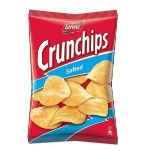 Khoai tây chiên Crunchips vị muối hiệu Lorenz 100g