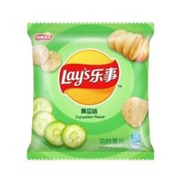 Khoai tây chiên Lay's 12g hương vị dưa chuột, đồ ăn nhẹ, thương hiệu nổi tiếng trên internet, gói nhỏ, đồ ăn nhẹ phổ biến