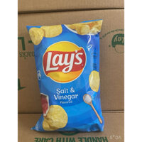 Khoai tây chiên Lay’s Salt & Vinegar 184.2g - hàng nhập từ Mỹ