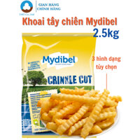 Khoai tây chiên Mydibel 2.5Kg khoai tây đông lạnh cắt hình Răng cưa, Classic, Shoe string