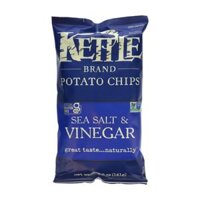 Khoai Tây Chiên Vị Muối & Giấm, Potato Chips, Sea Salt & Vinegar, 5 oz (141g) - KETTLE BRAND