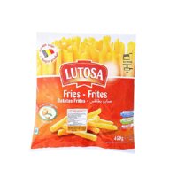 Khoai Tây Đông Lạnh Sợi Lớn Potato Chips Lutosa Gói 450g
