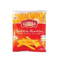 Khoai Tây Đông Lạnh Sợi Nhỏ Potato Chips Lutosa Gói 2.5kg