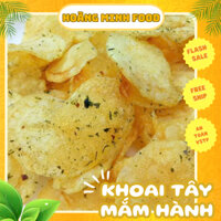 Khoai tây mắm hành Hoàng Minh Food đặc sản Đà Lạt vị ngon lạ, đồ ăn vặt siêu cuốn giòn thơm ngon đặc biệt
