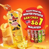 Khoai Tây Ống Snack Mister Potato Đủ Vị Lon 85g