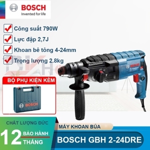 Máy khoan bosch GBH2-24DRE (GBH 2-24DRE/ GBH 2-24-DRE) - 790W