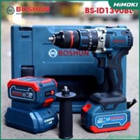 Khoan pi.m 3 chức năng BOSHUN/ BS-ID1390BL /Không chổi than/ Máy khoan pi.m 13mm có autolock , dlmaychinhhang