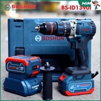 Khoan pin 3 chức năng BOSHUN/ BS-ID1390BL /Không chổi than/ Máy khoan pin 13mm có autolock , Bán máy