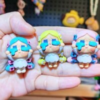 Khóc Bé Erchuang Thay Đổi Bé Dễ Thương Hạt Hoa Bím Tóc Bé Gái Có Thể Đấm Để Làm Móc Khóa Dây Điện Thoại Di Động Dễ Thương Hợp Thời Trang Chơi