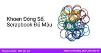 Khoen màu đóng sổ, Scrapbook (5 cái)