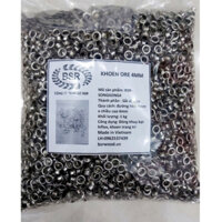 Khoen ore 4mm Khuy mắt cáo bấm túi giấy, thẻ tag Bằng sắt xi Màu bạc Túi 1kg (có / không long đền) Bán sỉ