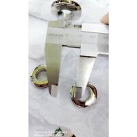 Khoen ore vặn vít Khoen mắt cáo bắt ốc 10ly 13ly 15ly 17ly Bằng INOX không gỉ Sáng bóng Phụ kiện túi xách Cao Cấp - 13.8ly 1 bộ,Vàng bóng