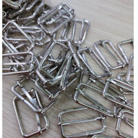 Khoen tăng giảm chữ nhật Bằng sắt Bán sỉ - Size 2cm 2.5cm 3cm - Phụ kiện túi xách, balo, phụ liệu may Bịch 0.5kg / 1kg