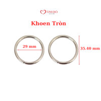 Khoen tròn kim loại - 29mm