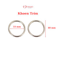 Khoen tròn kim loại - 33mm