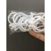 Khoen tròn nhựa treo rèm màn móc rèm, treo vòng handmade, dùng trong may mặc phụ liệu may mặc - Khoen tròn 14mm- 25c