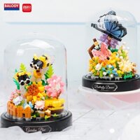 Khối Balody Hoa Vĩnh Cửu Với Ong Bướm Gạch Xây Dựng Hoa Hồng Đẹp Đồ Chơi Cô Gái Sinh Nhật Ngày Giáo Viên Trẻ Em Hiện Nay